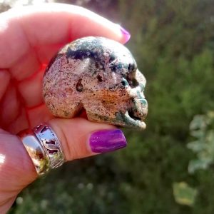 Ocean Jasper Skull